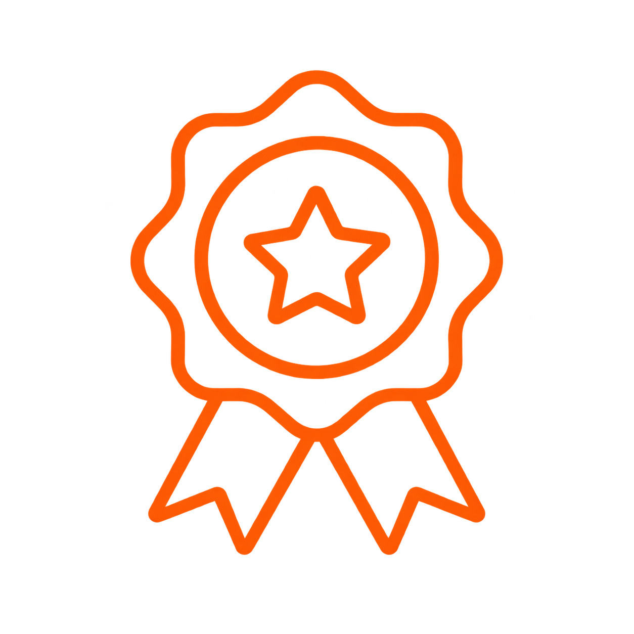 Award rosette icon representing 20+ years of roofing experience